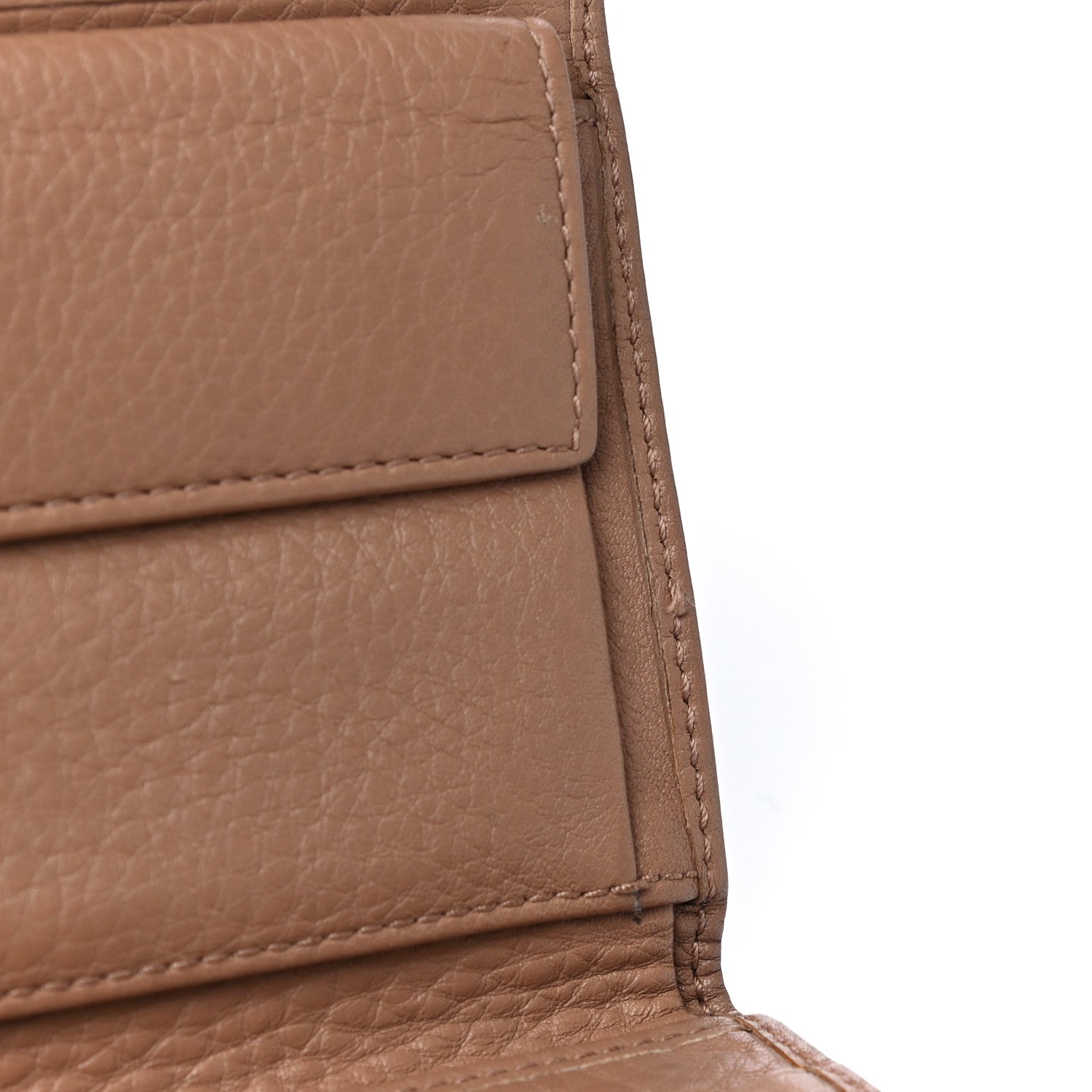 Gucci Deerskin Continental Flap Wallet Brown 19 of 26