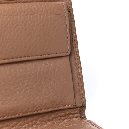 Gucci Deerskin Continental Flap Wallet Brown 19 of 26