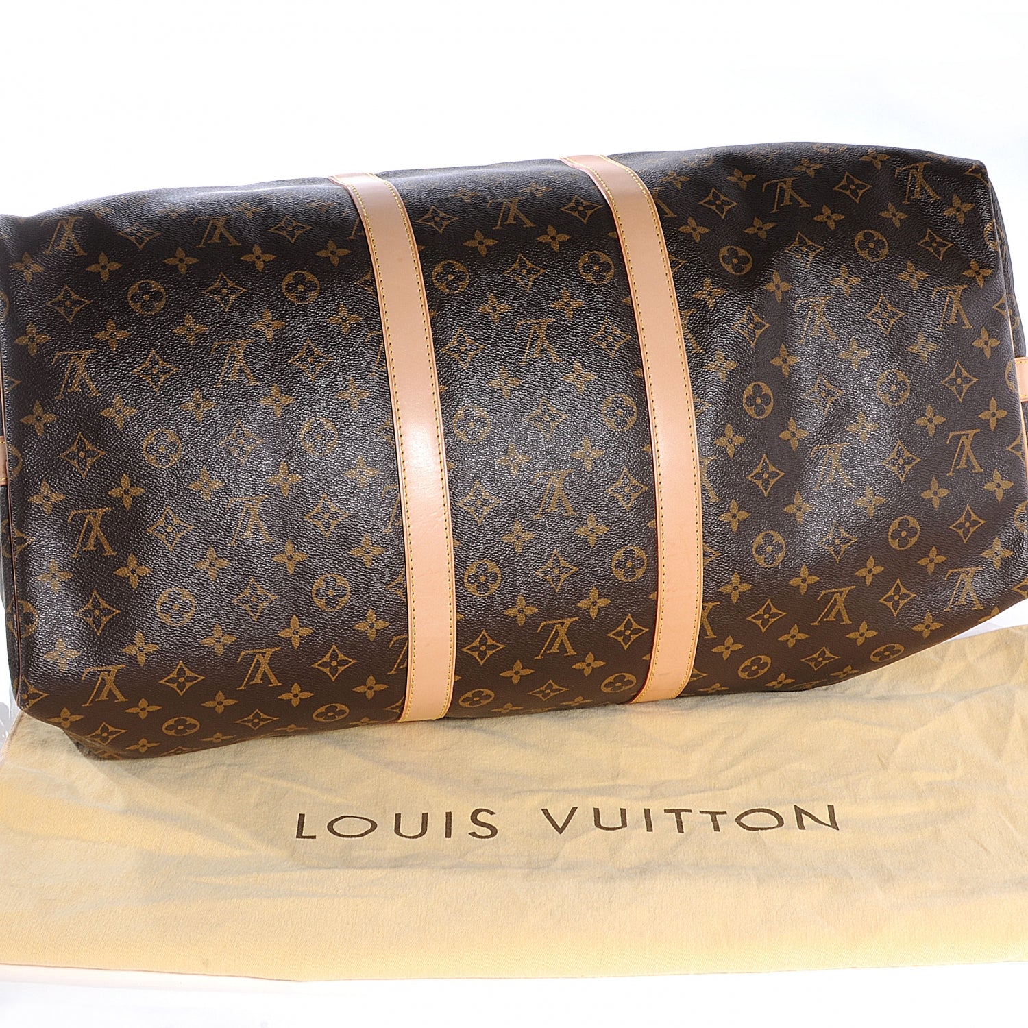 Louis Vuitton Monogram Keepall Bandouliere 55 9 of 9