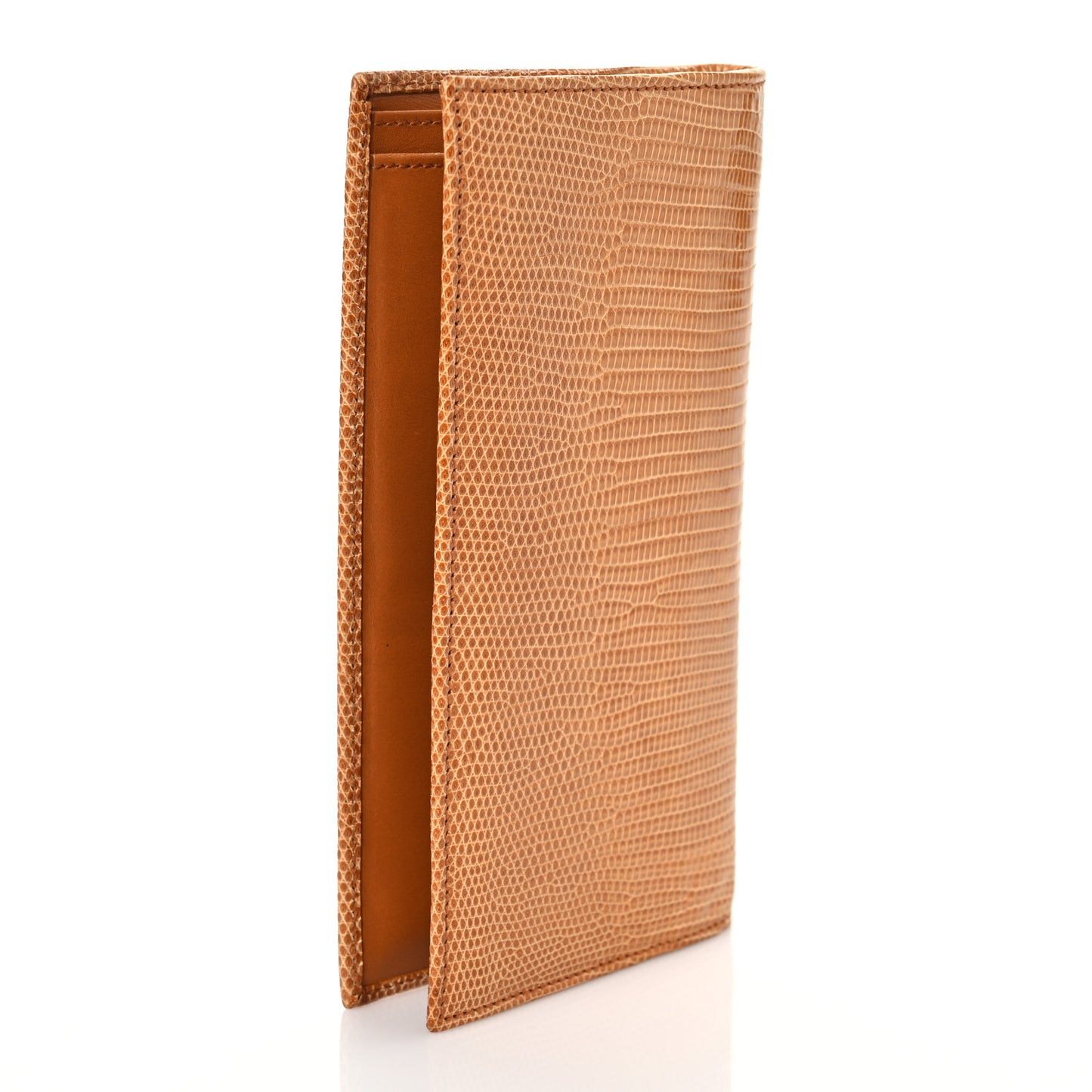 Lizard Long Wallet Brown