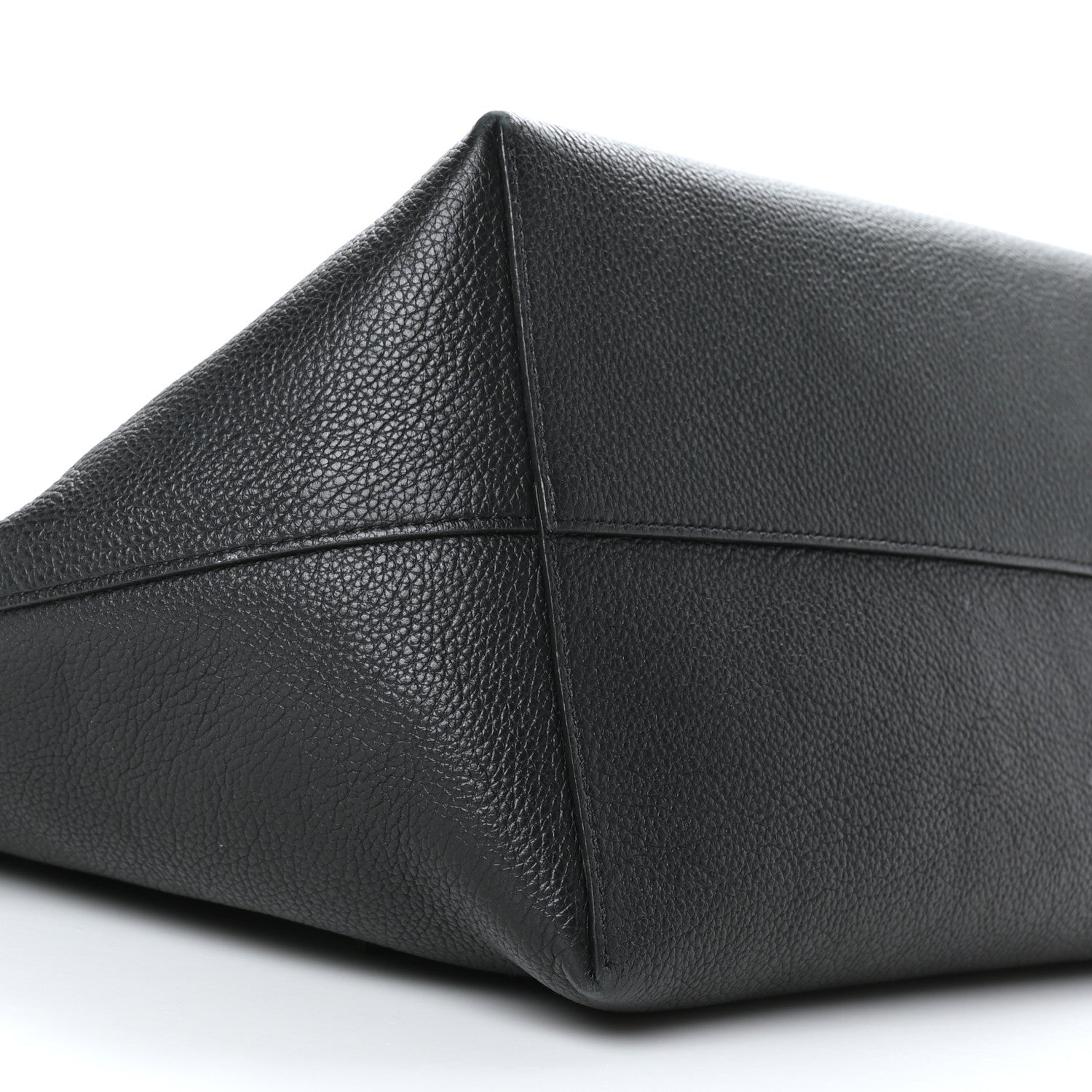 Alexander McQueen Grained Calfskin Skull Open Shopper Tote Black 8 of 9