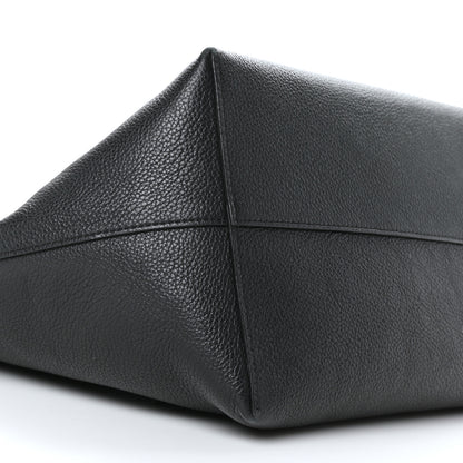 Alexander McQueen Grained Calfskin Skull Open Shopper Tote Black 8 of 9