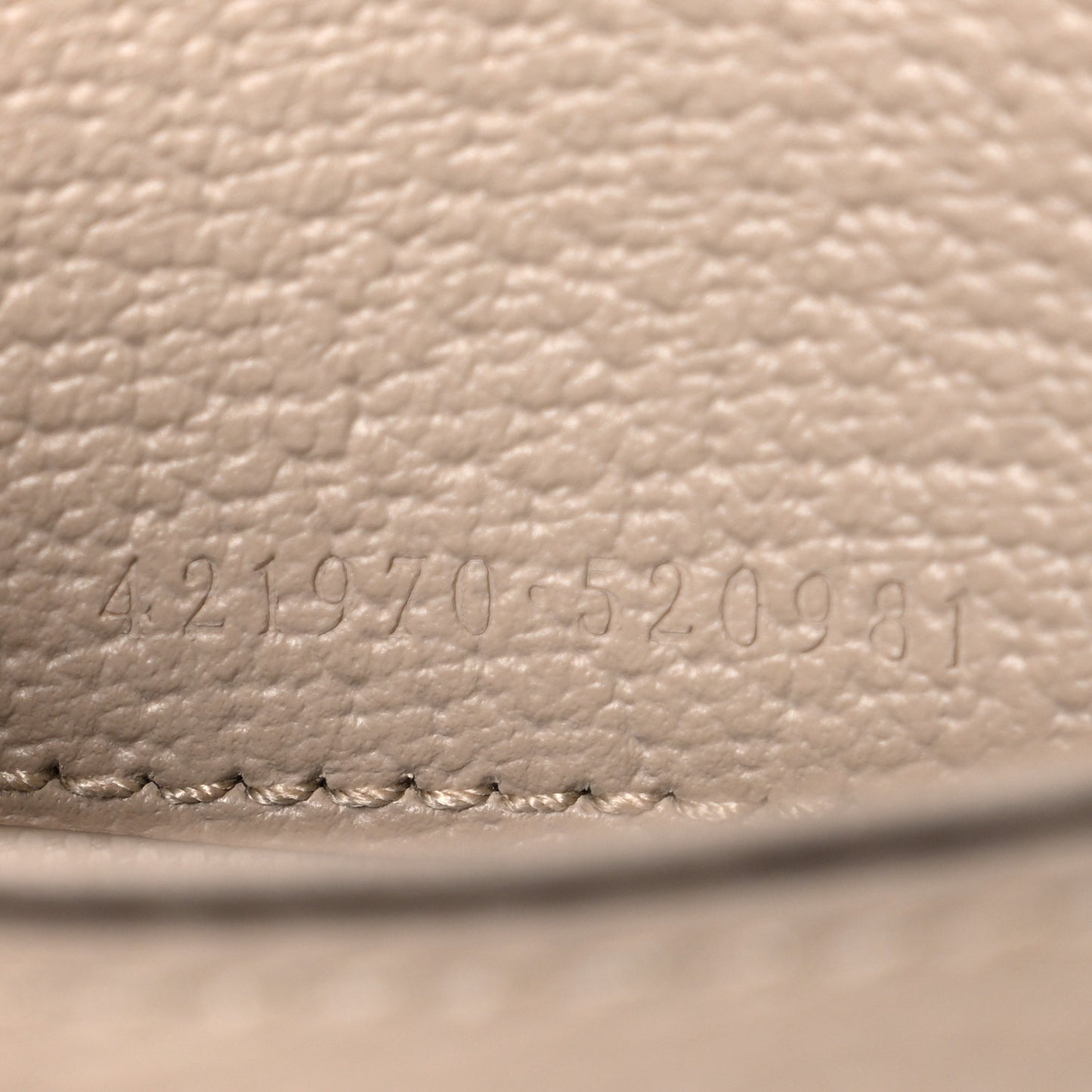 GG Supreme Monogram Textured Dollar Calfskin Mini Dionysus Shoulder Bag Beige Mystic White Oatmeal