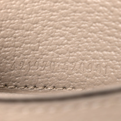 Gucci GG Supreme Monogram Textured Dollar Calfskin Mini Dionysus Shoulder Bag Beige Mystic White Oatmeal 7 of 11