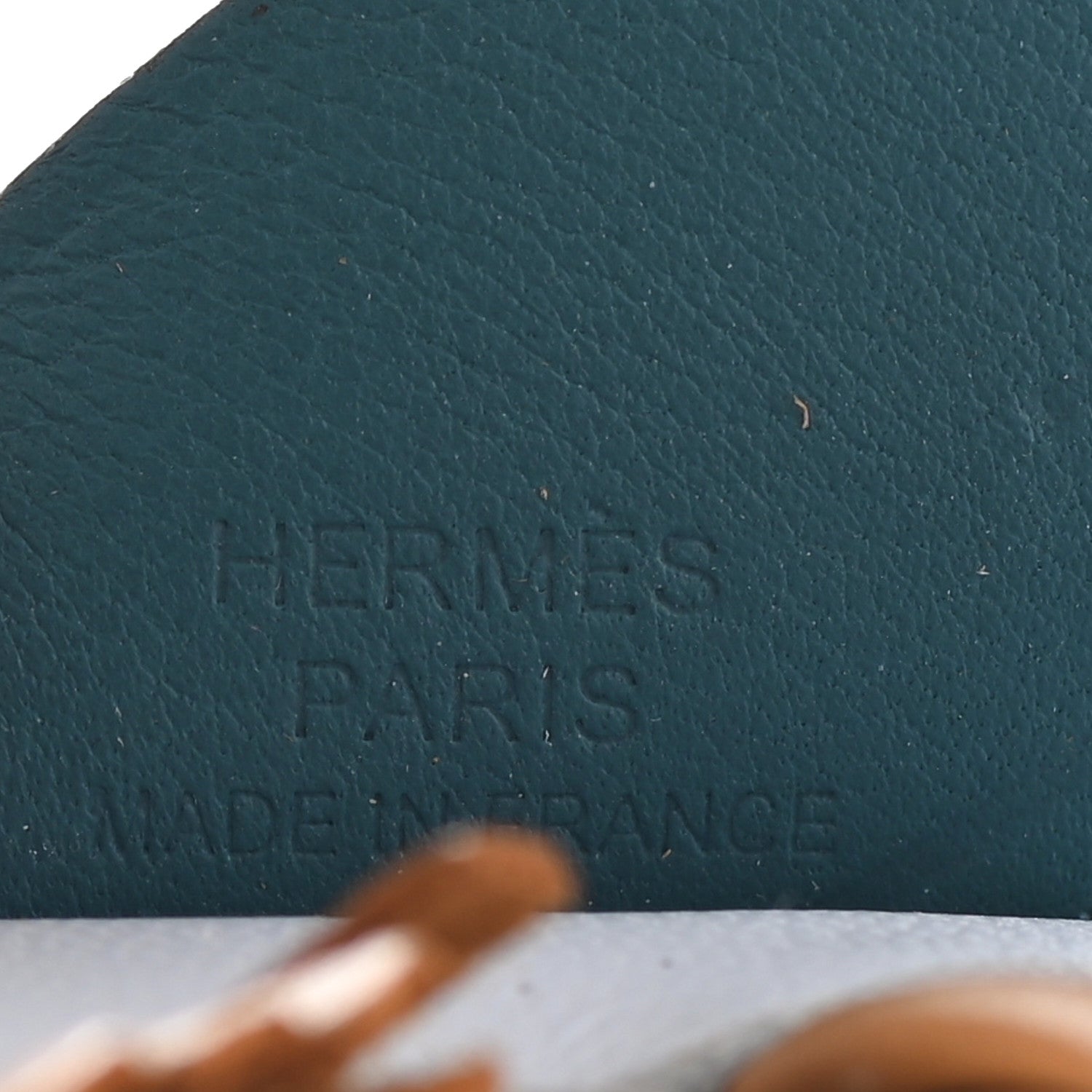 Hermes Milo Lambskin Grigri Rodeo Pegase Horse Bag Charm PM Bleu Brume Sesame Vert Bosphore 3 of 5