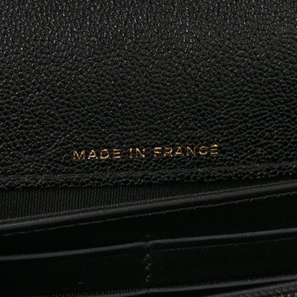 Chanel Caviar Quilted Large Boy Gusset Flap Wallet Black 7 of 11