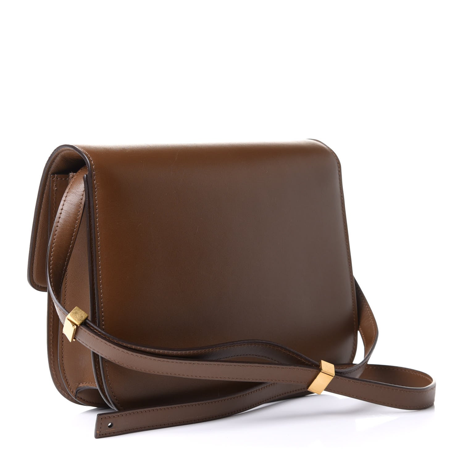 Celine Box Calfskin Medium Classic Box Flap Bag Camel 3 of 11