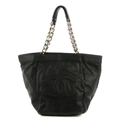 Chanel Distressed Caviar Outdoor Ligne Tote Black 1 of 7