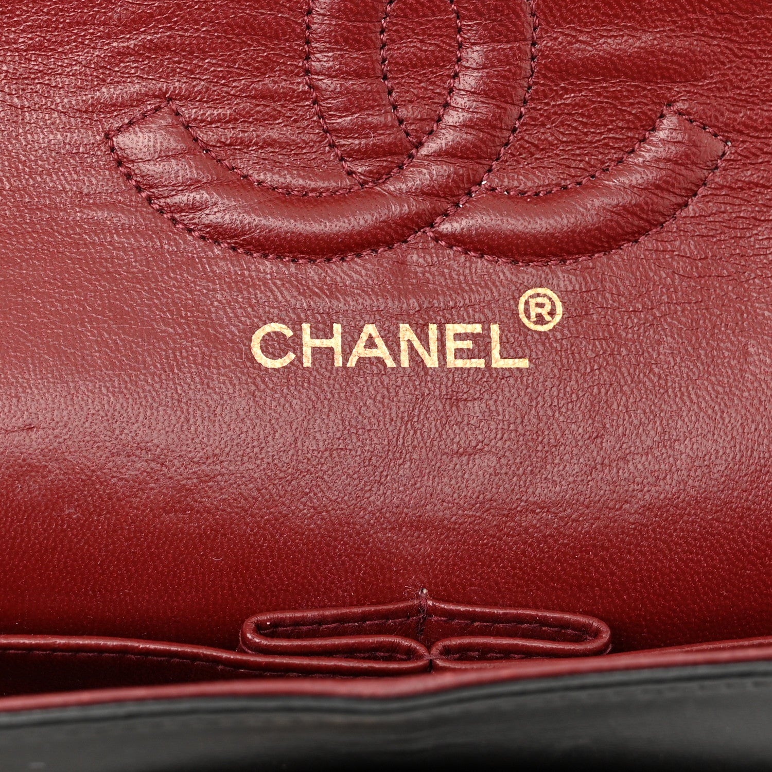 Chanel Lambskin Quilted Medium Double Flap Black 6 of 10
