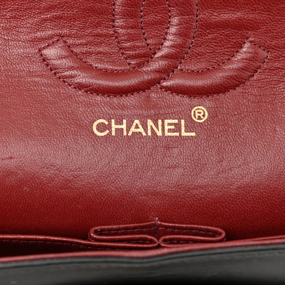 Chanel Lambskin Quilted Medium Double Flap Black 6 of 10