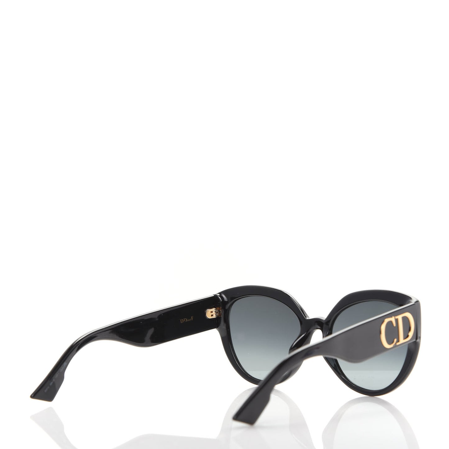 Acetate DDior Cat Eye Sunglasses Black