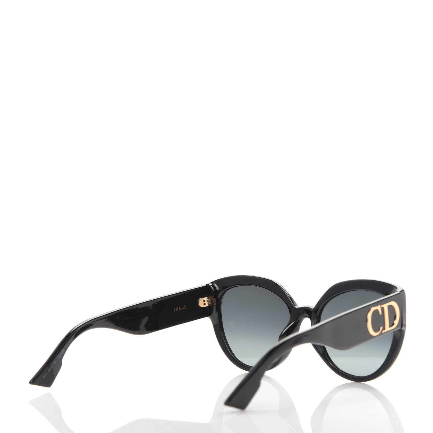 Christian Dior Acetate DDior Cat Eye Sunglasses Black 4 of 8
