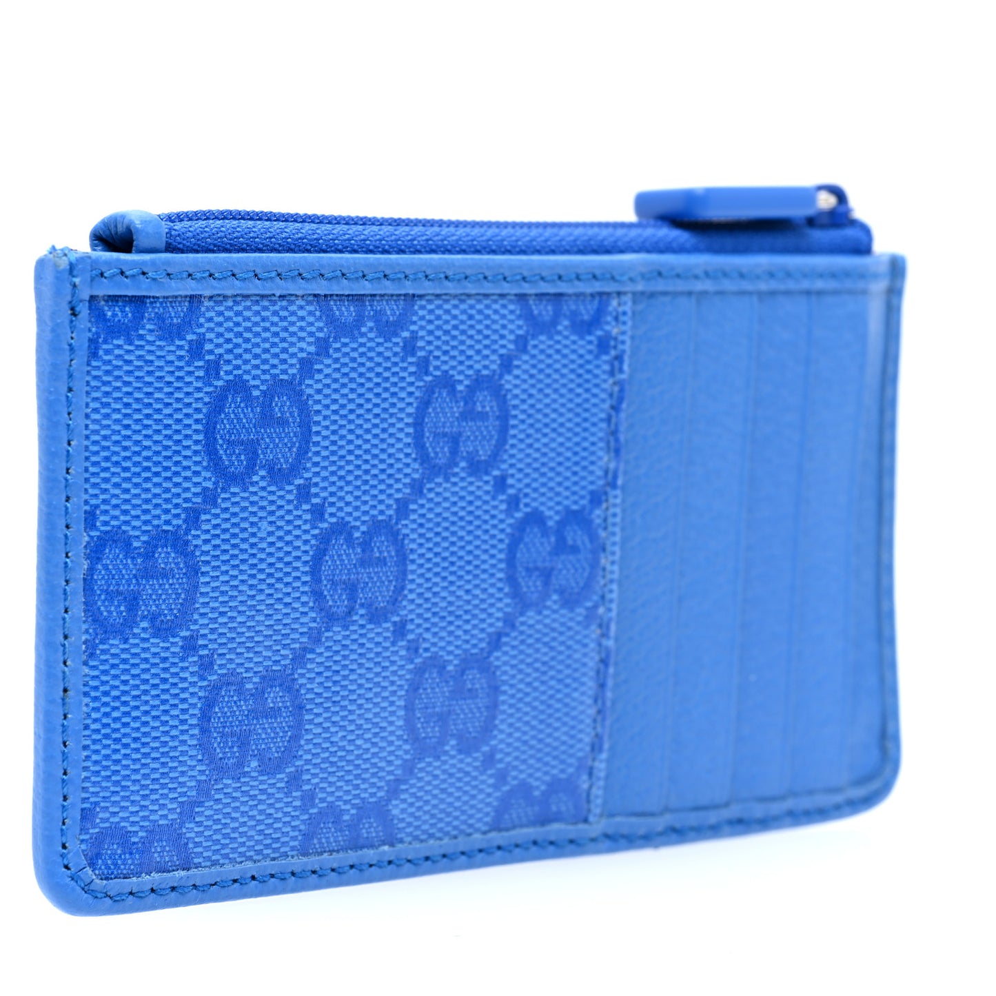 GG Crystal Monogram Coin Case Card Holder Bright Splash