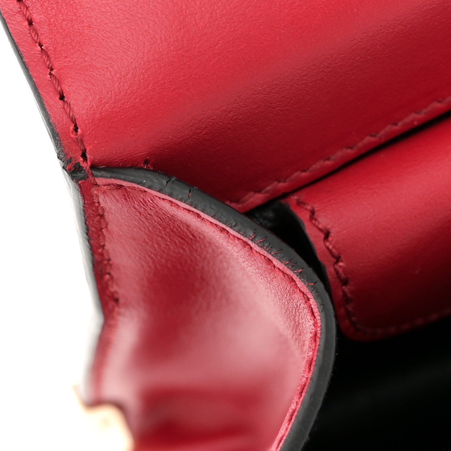 City Calfskin Saffiano Cahier Hearts Bag Fuoco Black