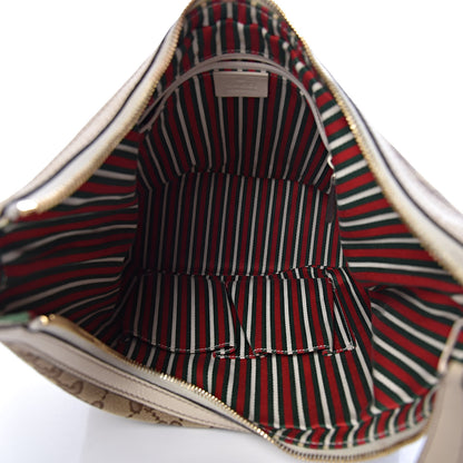 Gucci Monogram New Britt Hobo Off White 5 of 11