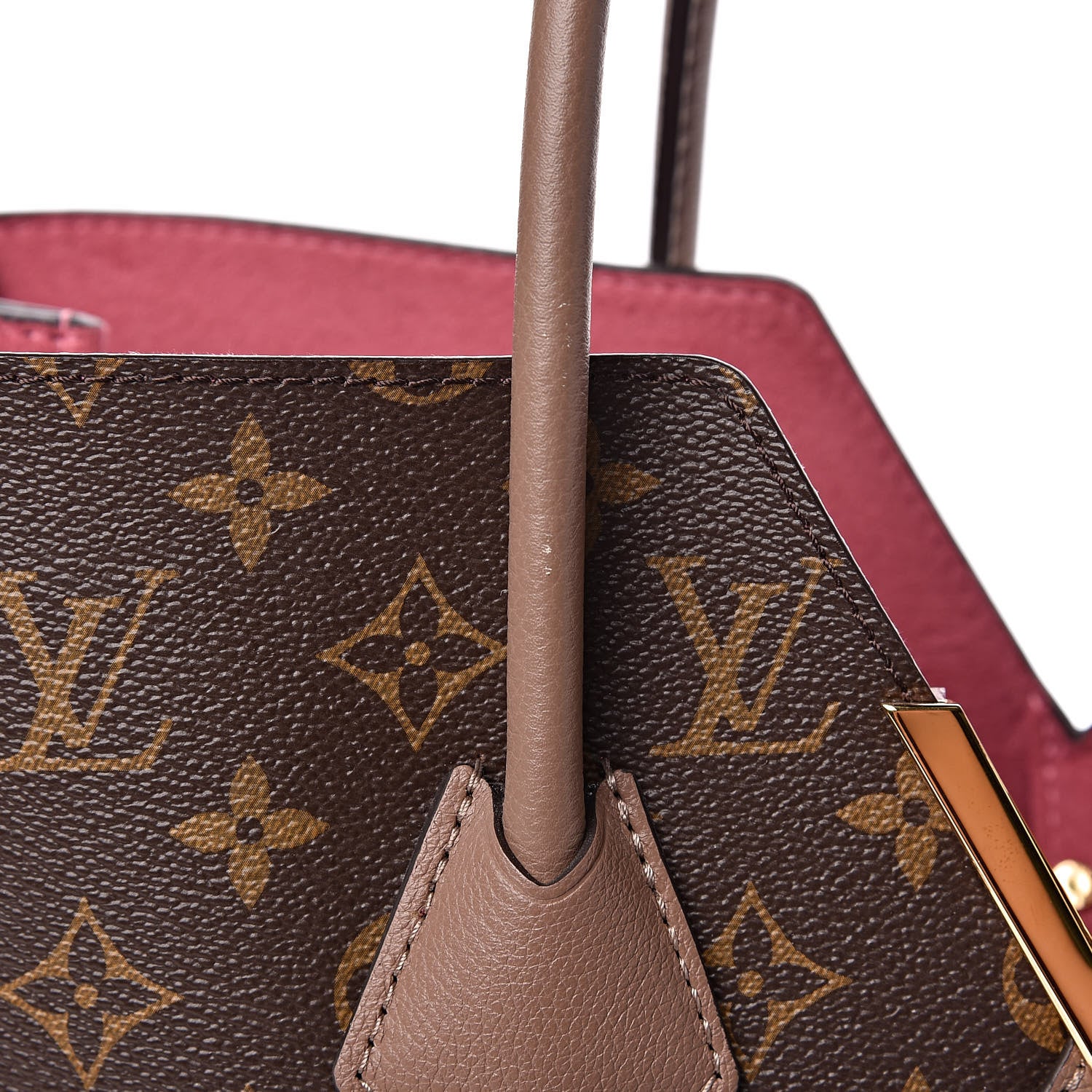 Louis Vuitton Calfskin Monogram Kimono Tote Taupe Glace 9 of 11