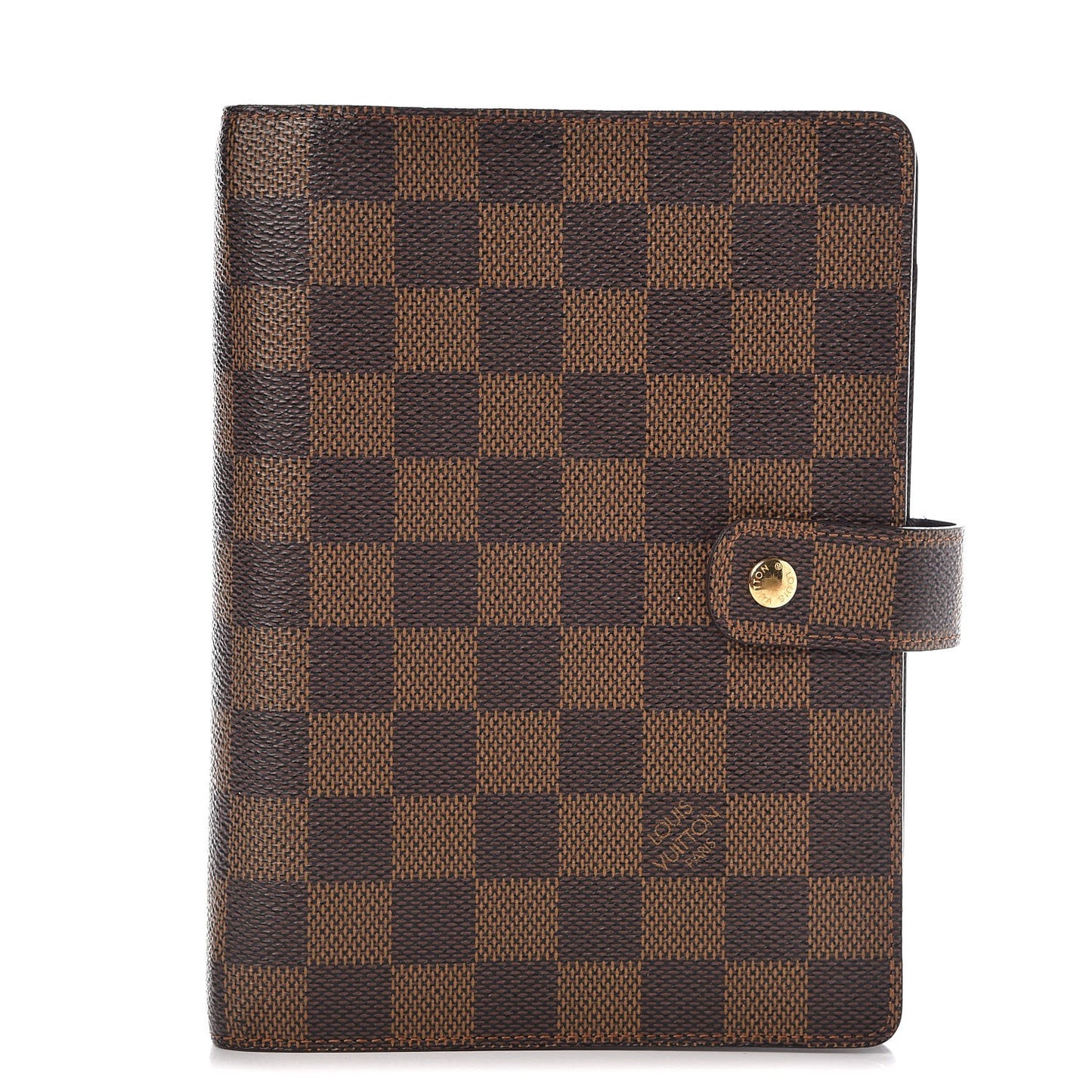 Damier Ebene Medium Ring Agenda Cover