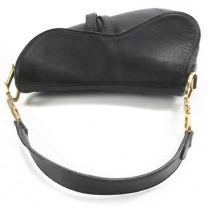 Christian Dior Leather Saddle Bag Black 6 of 11