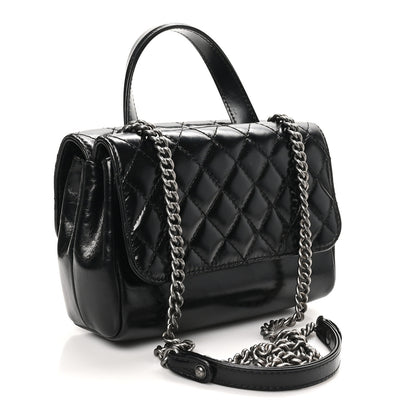 Chanel Glazed Calfskin Pilot Essentials Flap Black 3 of 11