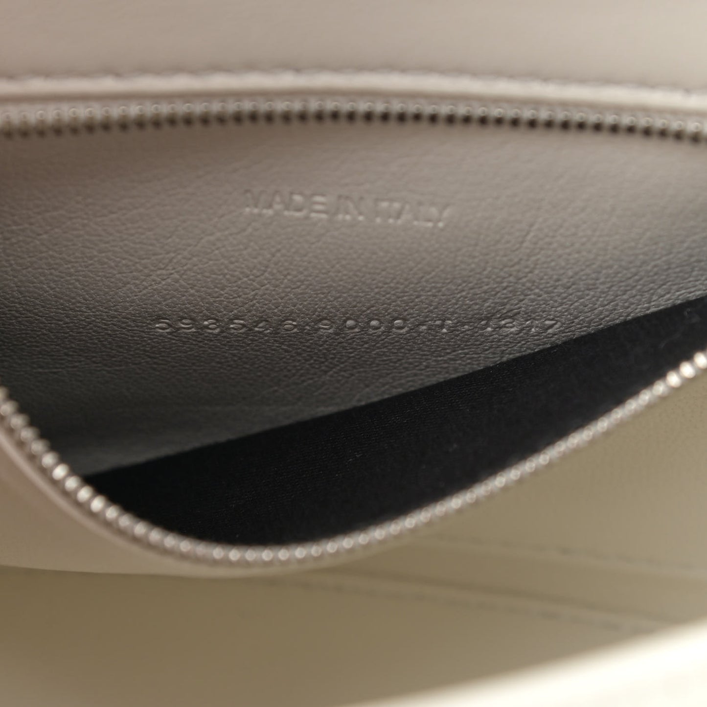 Grained Calfskin Small Hourglass Top Handle Bag White