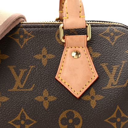 Louis Vuitton Monogram Speedy Bandouliere 20 Beige 7 of 16