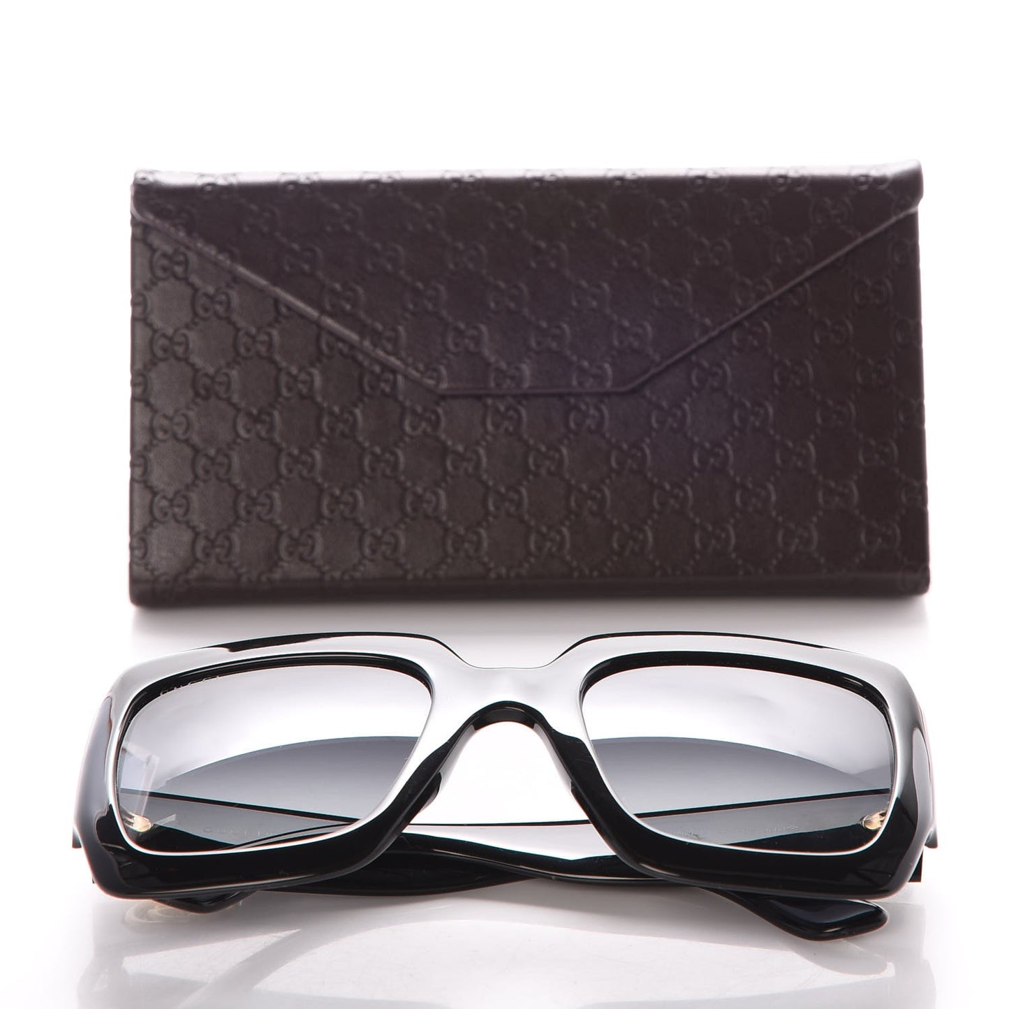 Acetate Square Frame Sunglasses GG0053S Black