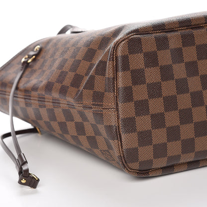 Louis Vuitton Damier Ebene Neo Neverfull MM Rose Ballerine 13 of 15