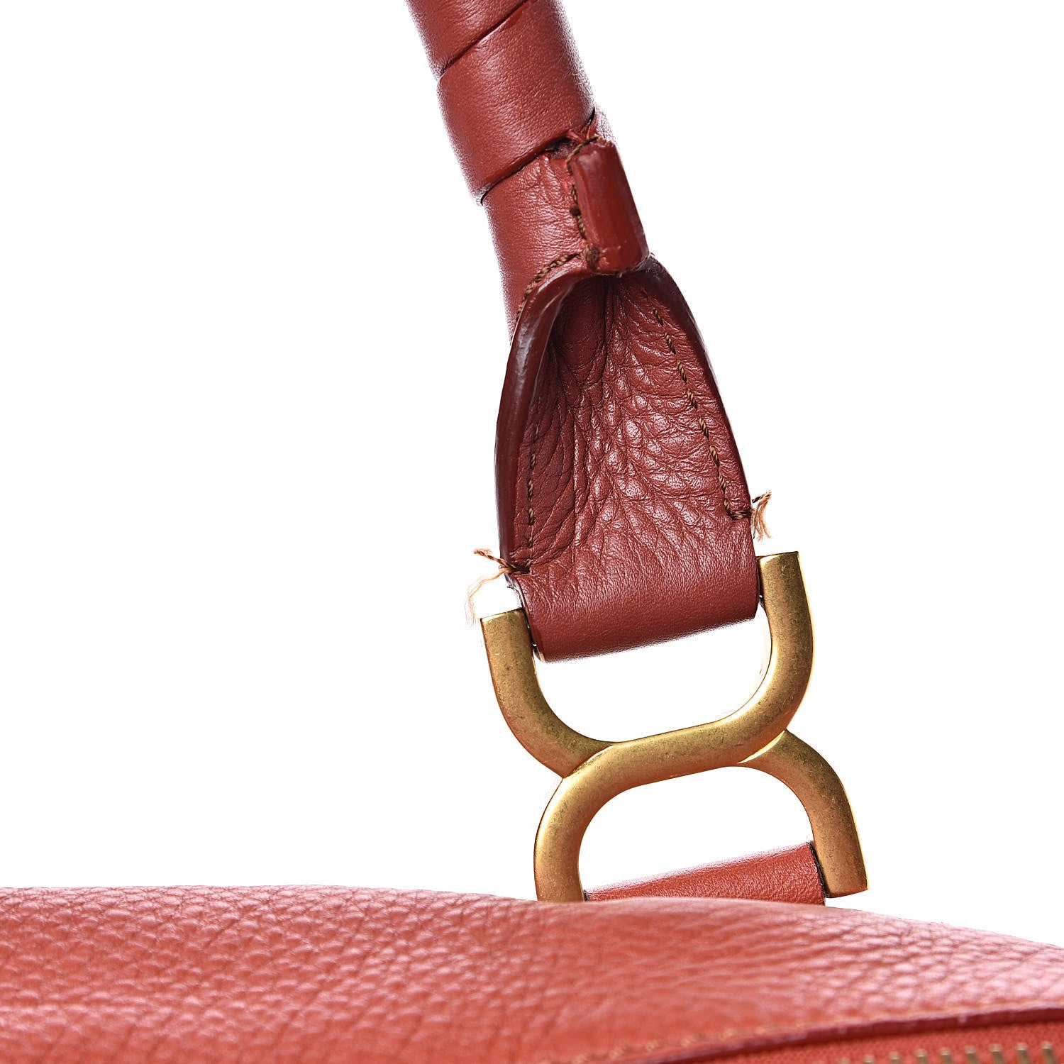 Chloe Calfskin Large Marcie Satchel Maple Leaf 14 of 19