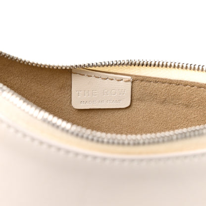 The Row Smooth Calfskin Half Moon Shoulder Bag New Ivory 6 of 9