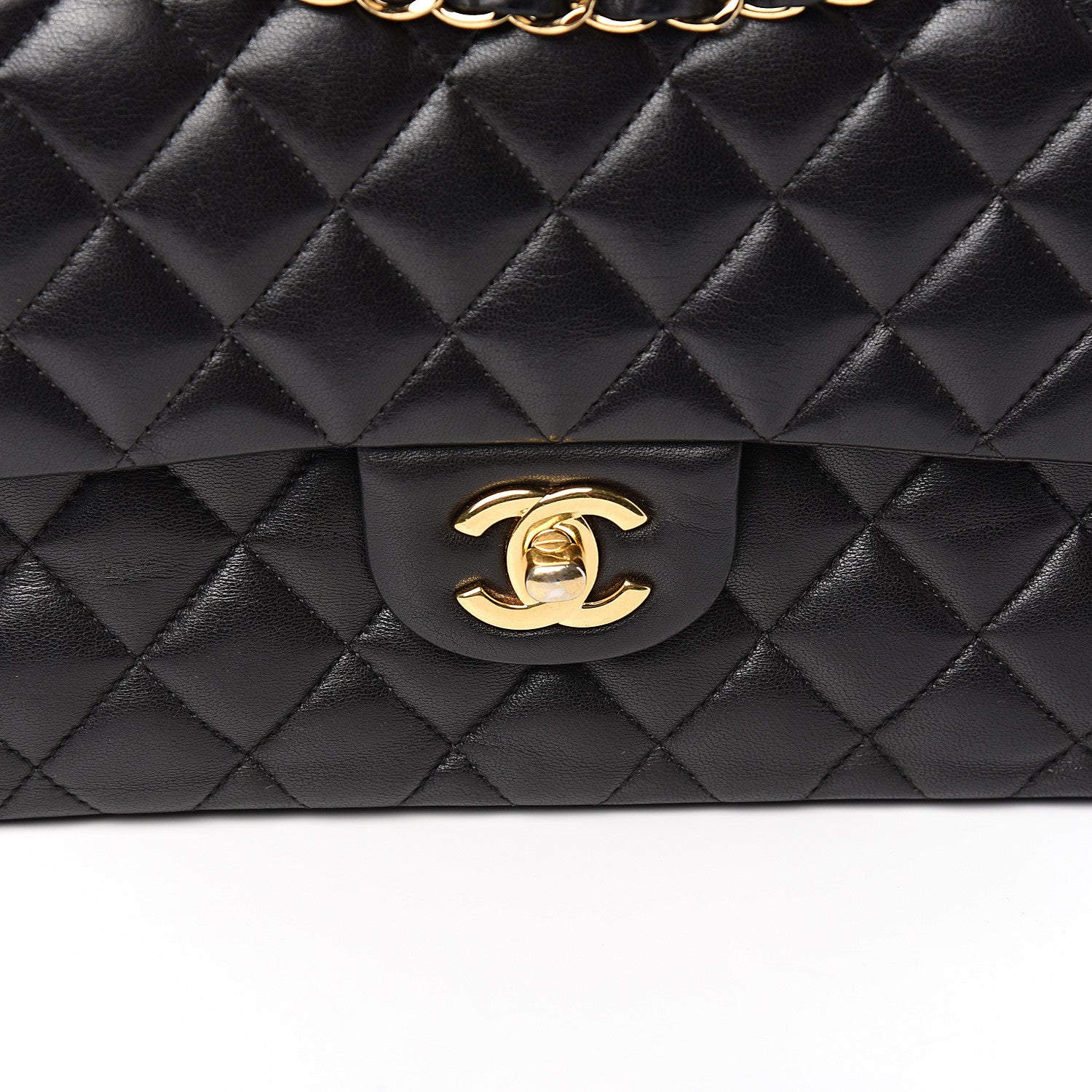 Chanel Lambskin Quilted Small Double Flap Black 11 of 11