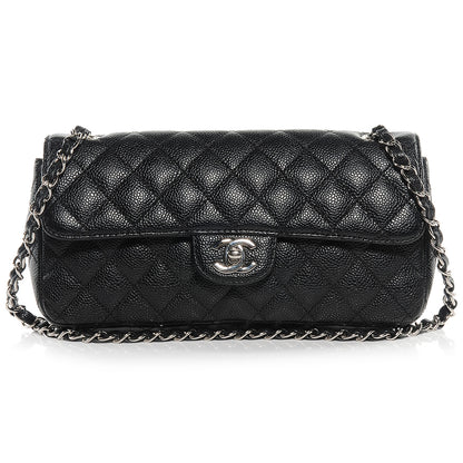 Chanel Caviar East West Flap Black 1 of 7