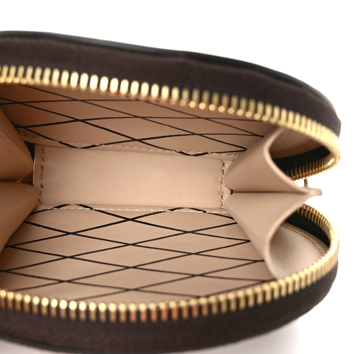 Calfskin Catogram Micro Boite Chapeau Marron