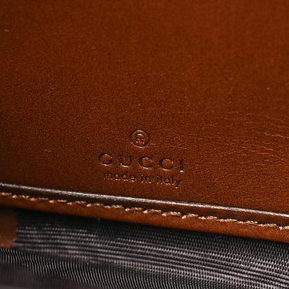 Gucci GG Supreme Monogram Cuoio Toscano Zip Around Wallet Beige Ebony Cuir 6 of 8