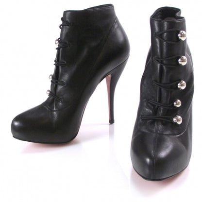 Christian Louboutin Leather Fifre Corset Booties 38.5 1 of 7