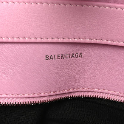 Balenciaga Semi Shiny Smooth Calfskin XS Downtown Shoulder Bag Candy Pink 6 of 11