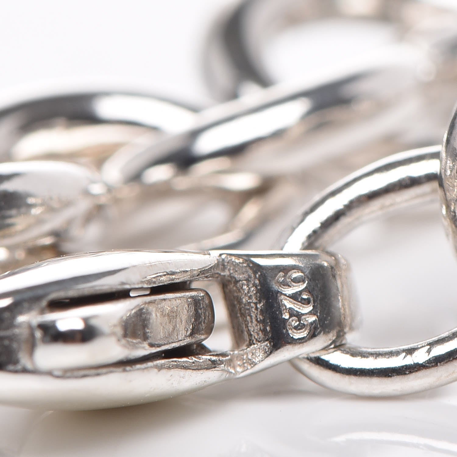 Tiffany Sterling Silver Heart Tag Charm Bracelet 6 of 6