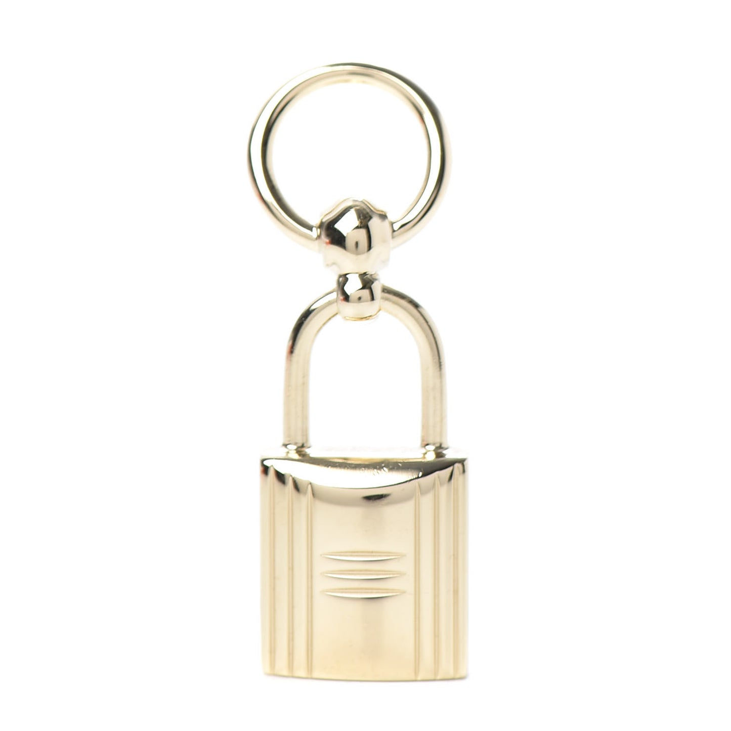 Permabrass Mini Loop Charms Cadenas Scarf Ring Gold