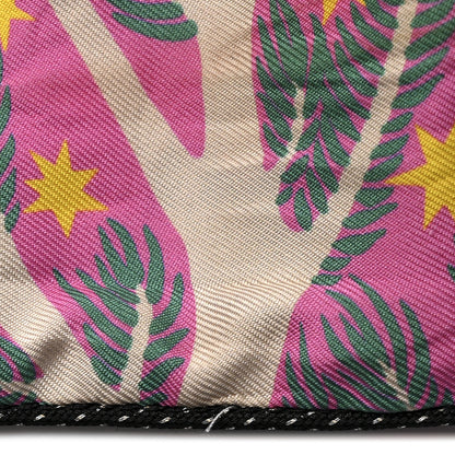 Hermes Silk Sous Le Charme D Orphee Baguette Twilly Rose Bleu Black Rouge Blue Black 7 of 7