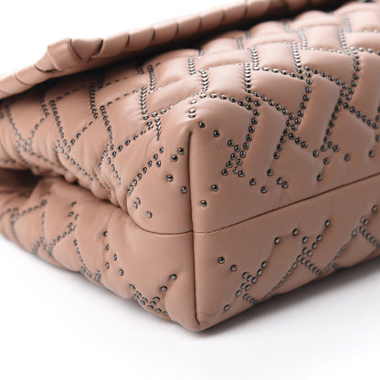 Bottega Veneta Nappa Intrecciato Microstuds Small Olimpia Shoulder Bag Dahlia 6 of 9