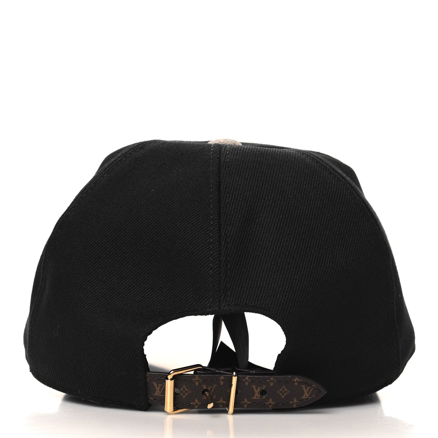 Monogram Cotton Jacquard Embroidered LV Day L Cap Black