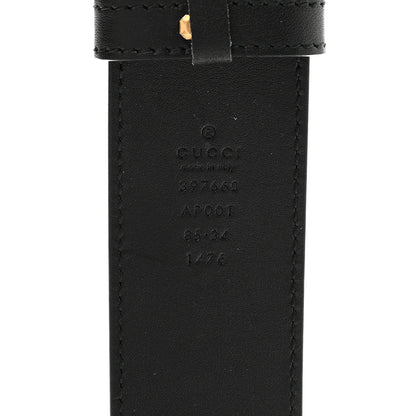 Gucci Calfskin Double G 40mm Belt 85 34 Black 3 of 5