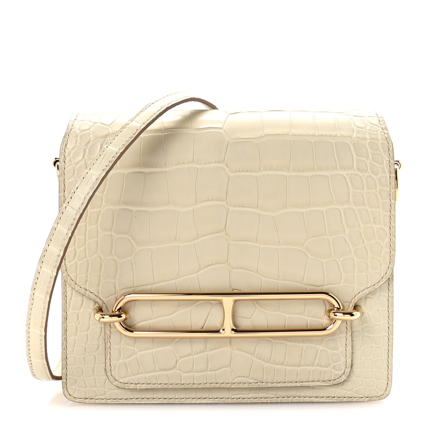 Matte Alligator Mini Sac Roulis Beton