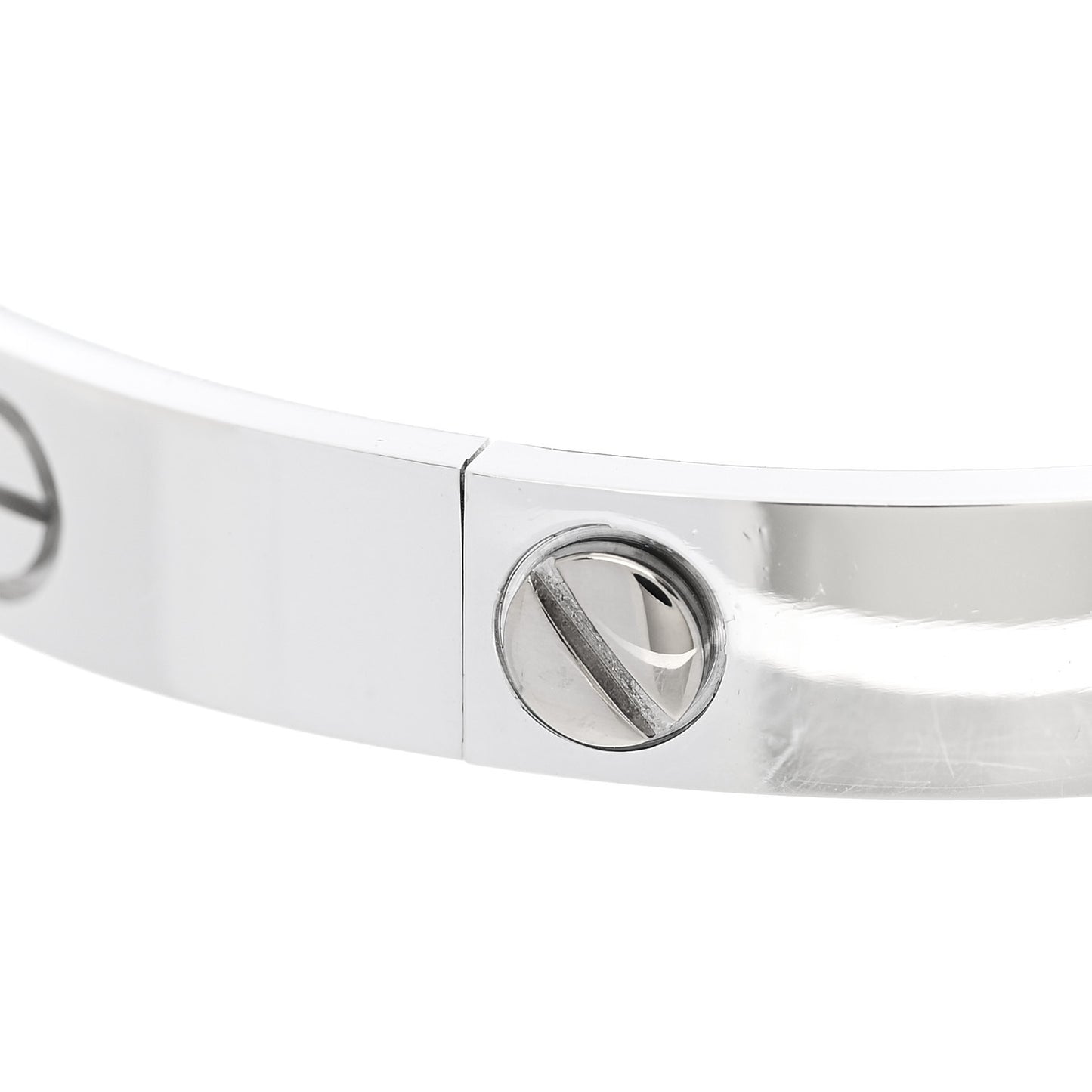 18K White Gold LOVE Bracelet 18