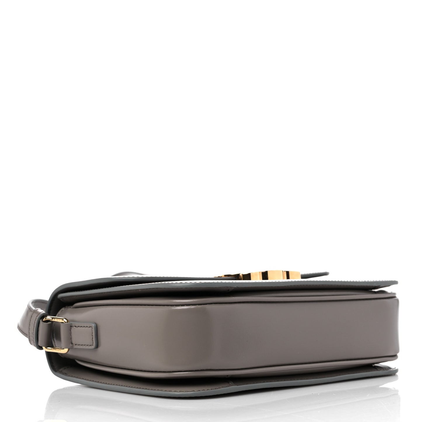 Shiny Calfskin Medium Triomphe Pebble