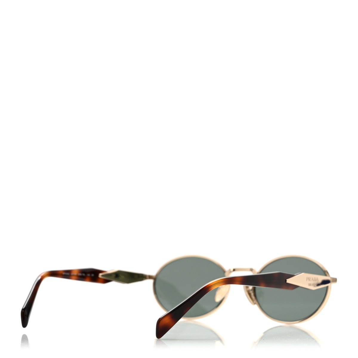 Prada Metal Sunglasses SPR65Z Gold 4 of 7