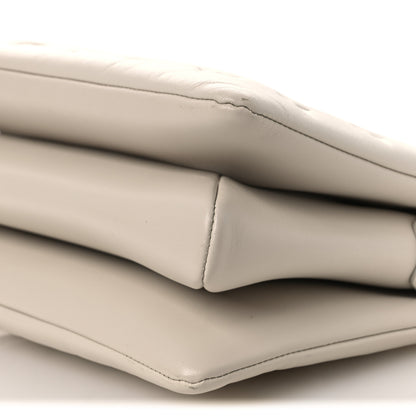 Louis Vuitton Lambskin Embossed Monogram Coussin BB White 9 of 13