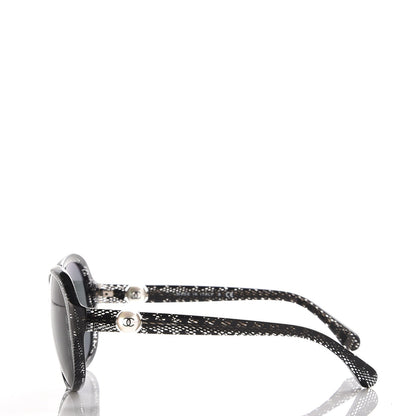 Chanel CC Pearl Sunglasses 5211-H Black 3 of 8