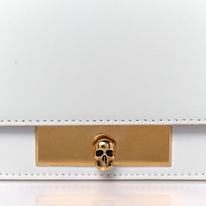 Alexander McQueen Calfskin Skull Lock Mini Crossbody Bag White 9 of 12