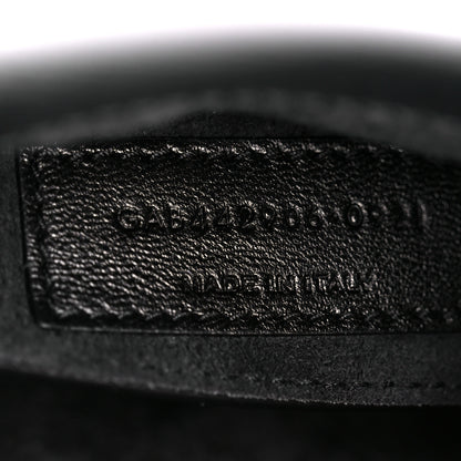 Saint Laurent Calfskin Medium Monogram Monochrome Sunset Black 7 of 13