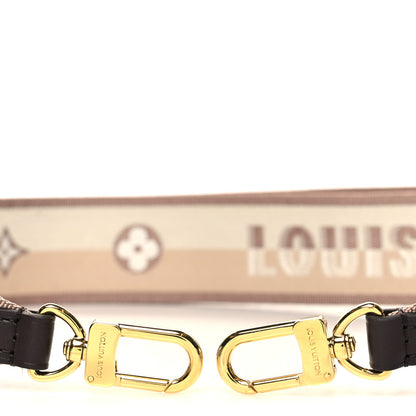 Louis Vuitton Jacquard Speedy Bandouliere 20 Shoulder Strap Beige Brown 3 of 3